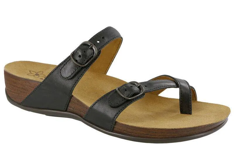SAS Women's Shelly Black Sandal sold by Orleans Shoe Co.