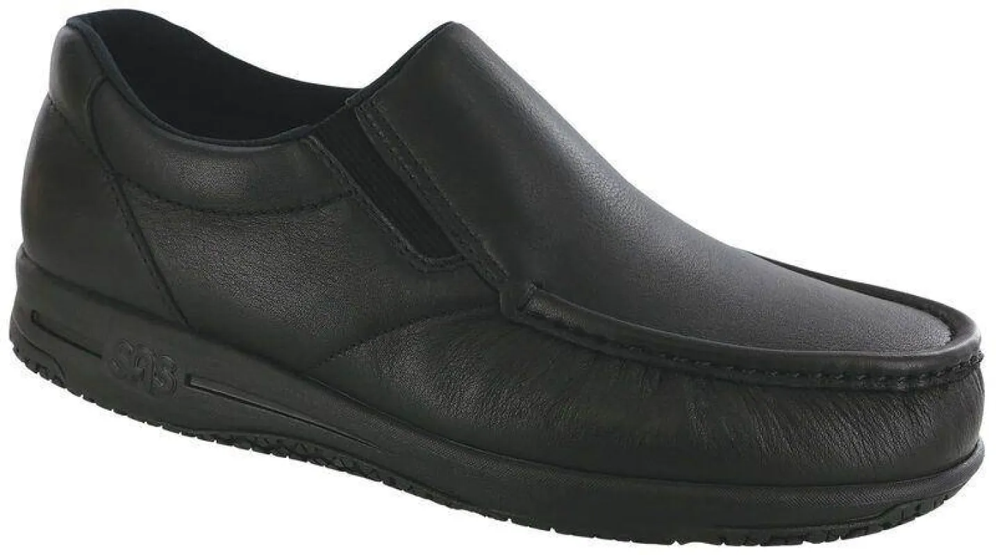 SAS Men's Navigator Matte Black Slip Resistant sold by Orleans Shoe Co.
