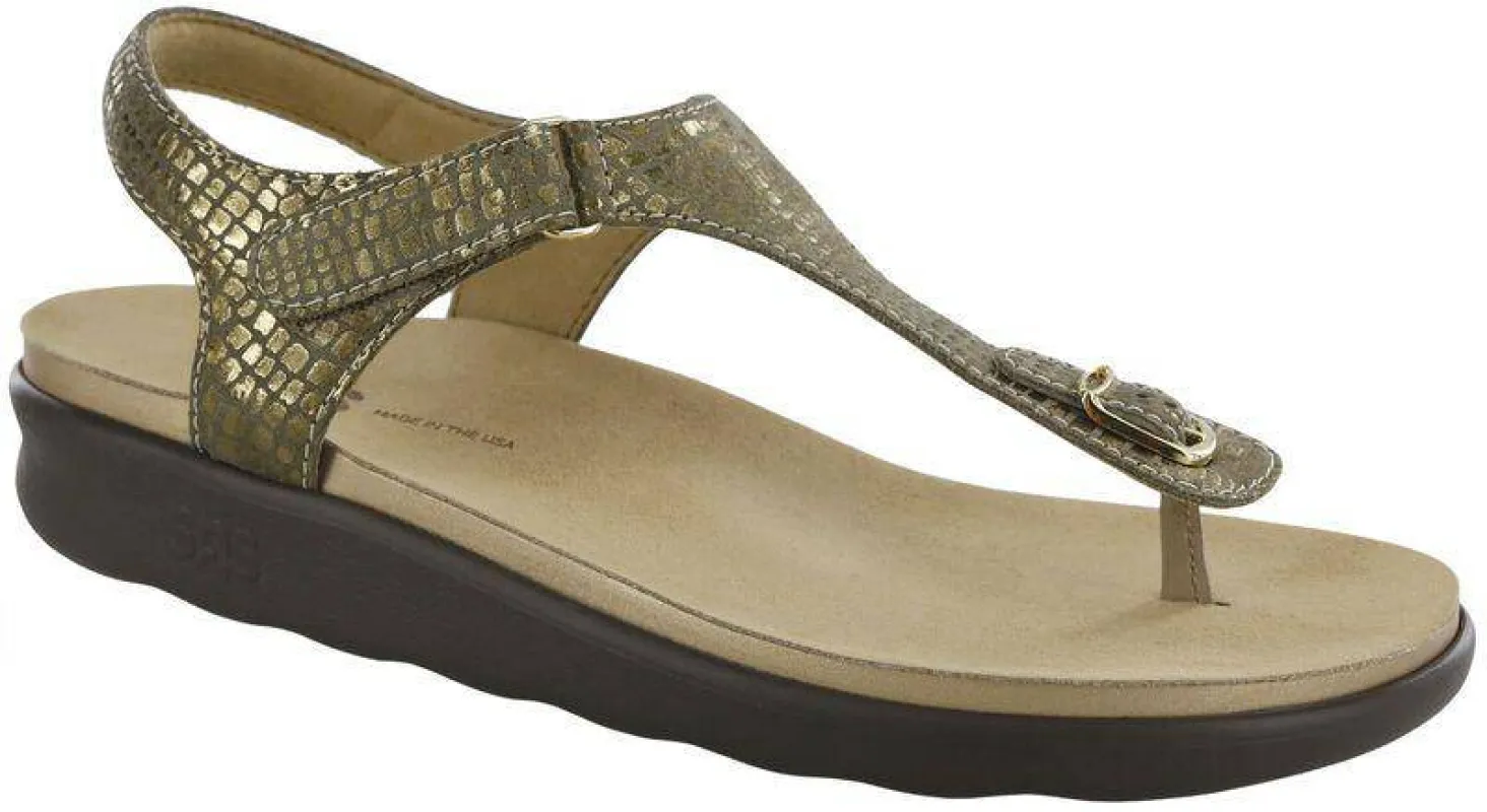 SAS Women's Marina Olive Gold sold by Orleans Shoe Co.