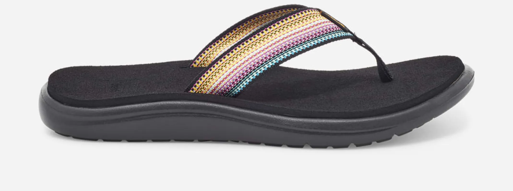 Teva Women's Voya Flip Antiguous Black Multi sold by Orleans Shoe Co.