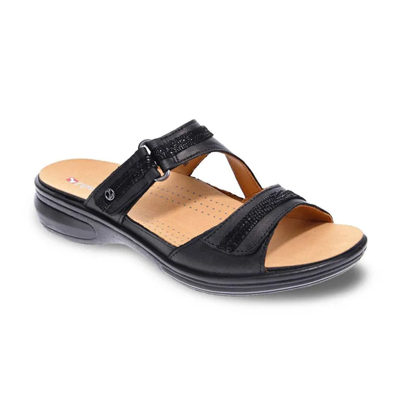Revere Women's Rio Black Lizard sold by Orleans Shoe Co.