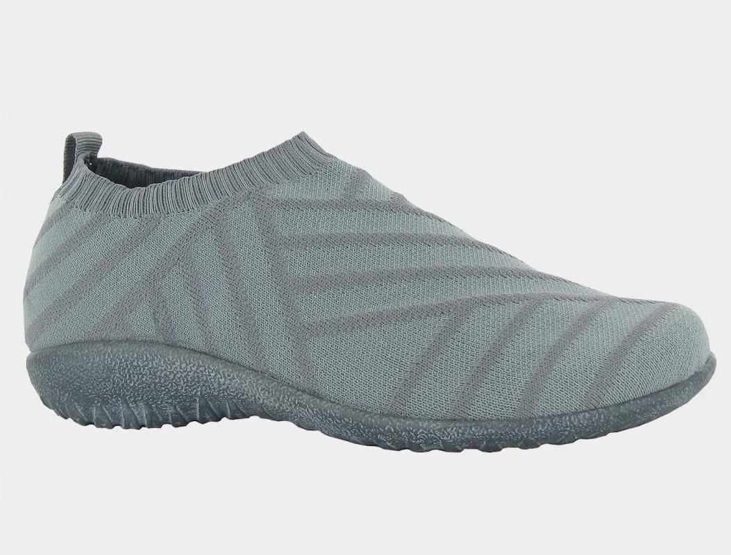 Naot Women's Okahu Slate Gray Knit sold by Orleans Shoe Co.