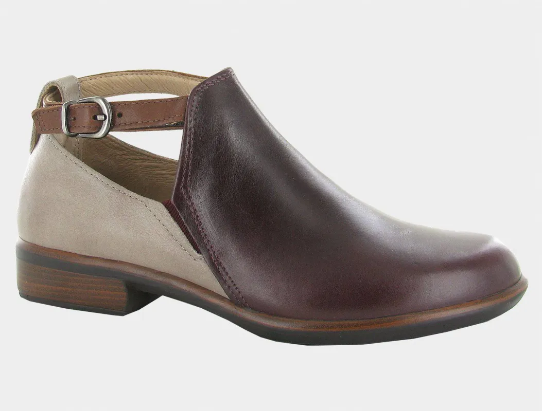 Naot Women's Kamsin Bordeaux Soft Stone Boot sold by Orleans Shoe Co.