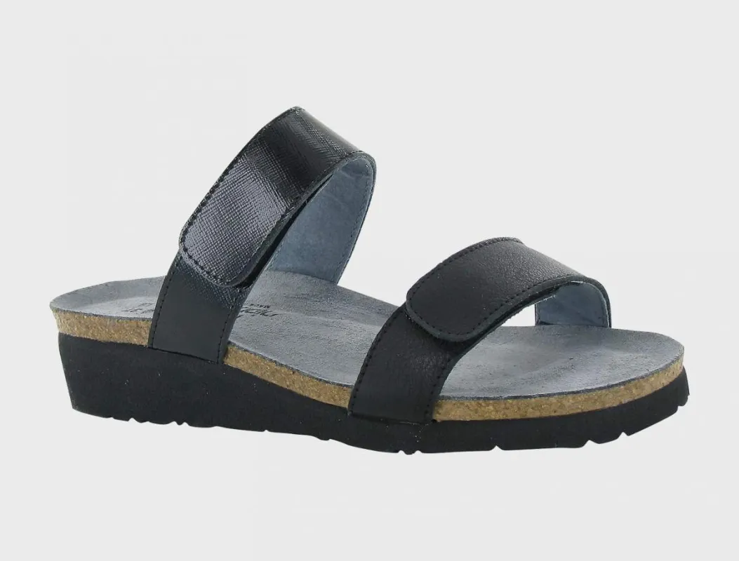 Naot Women's Althea Black Sandal sold by Orleans Shoe Co.