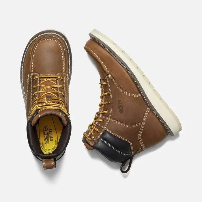 Keen Men's Cincinnati 6" Waterproof Boot Carbon Fiber Toe Belgian Sandshell sold by Orleans Shoe Co. product image thumbnail 5