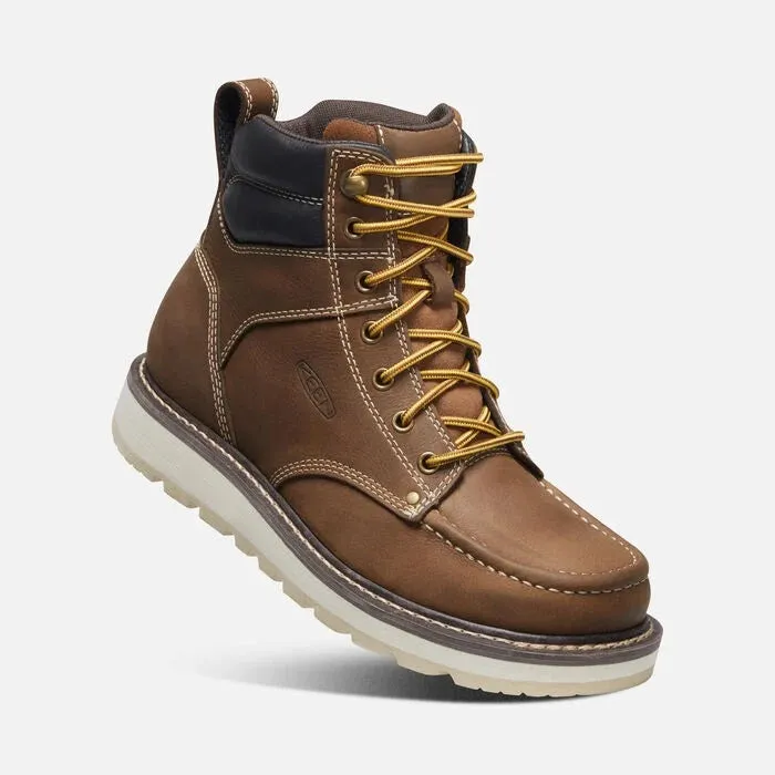 Keen Men's Cincinnati 6" Waterproof Boot Carbon Fiber Toe Belgian Sandshell sold by Orleans Shoe Co. product image thumbnail 3