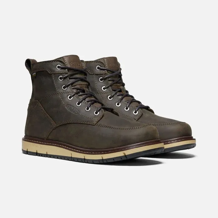 Keen Men's San Jose Waterproof Boot Soft Toe Cascade Brown Black sold by Orleans Shoe Co. product image thumbnail 3