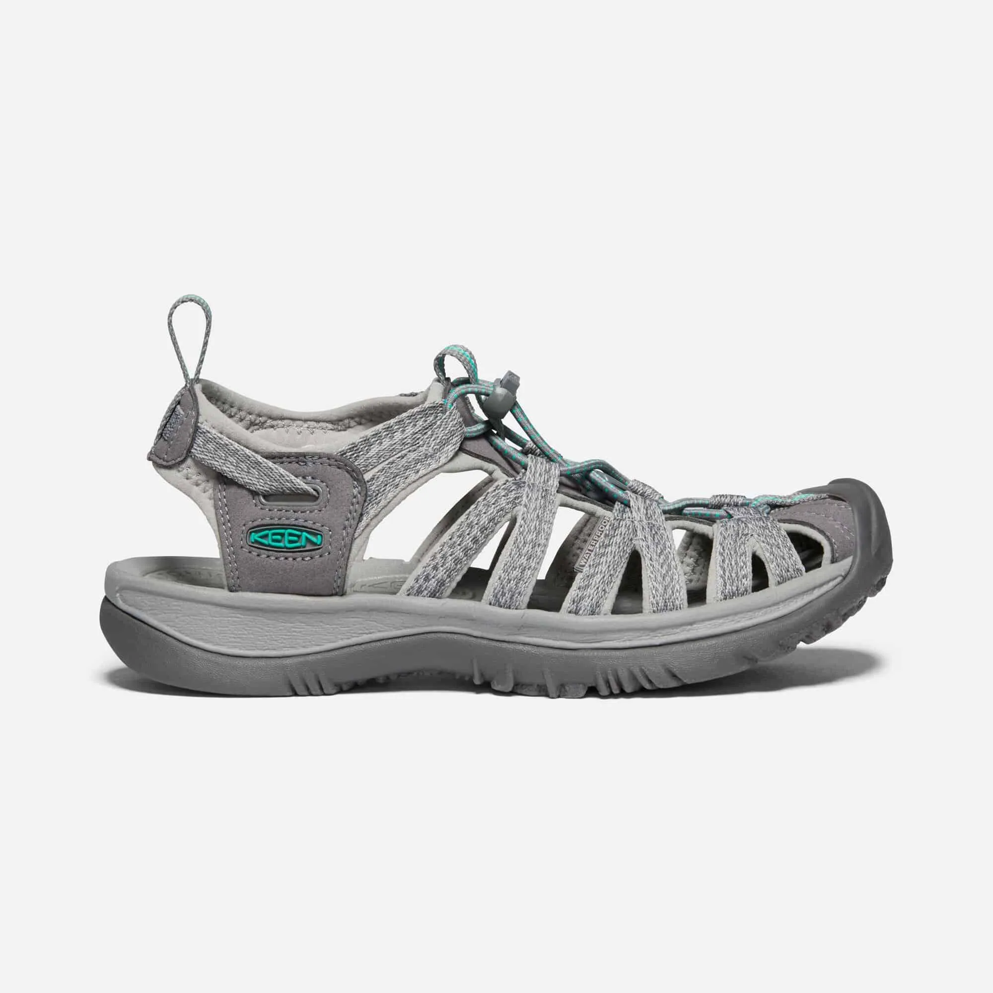 Keen Women's Whisper Medium Grey Peacock Sandals sold by Orleans Shoe Co. product image thumbnail 4