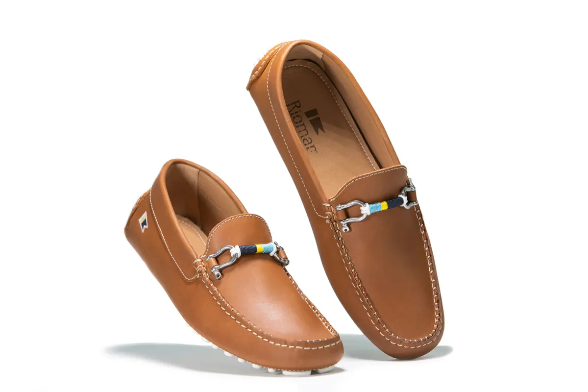 Riomar Men's Deck Driver Tan sold by Orleans Shoe Co.