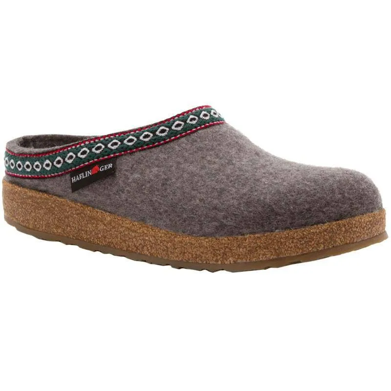Haflinger GZ14 Grizzly Grey Clog sold by Orleans Shoe Co.
