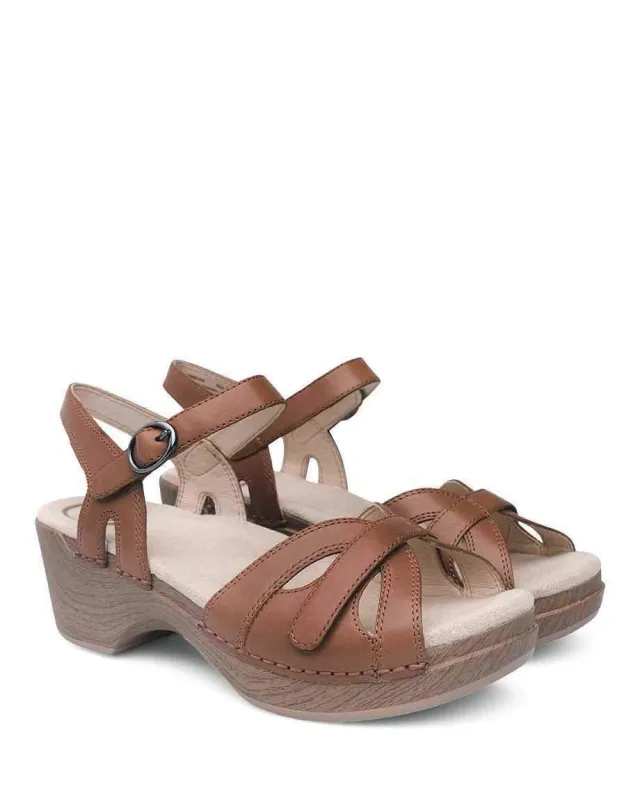 Dansko Women's Season Camel Sandal sold by Orleans Shoe Co.