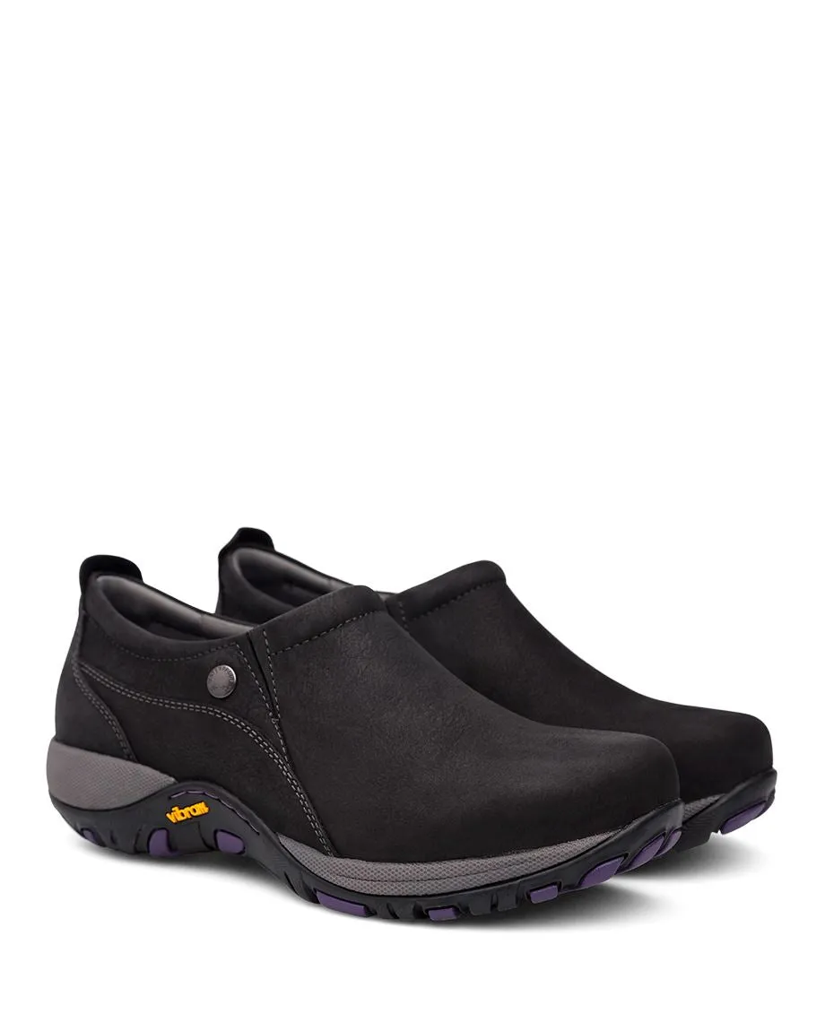 Dansko Women's Patti Milled Nubuck Black sold by Orleans Shoe Co.