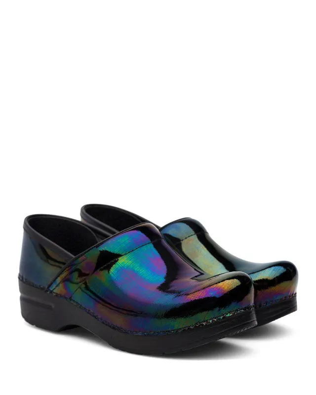 Dansko Women's Professional Petrol Patent sold by Orleans Shoe Co.