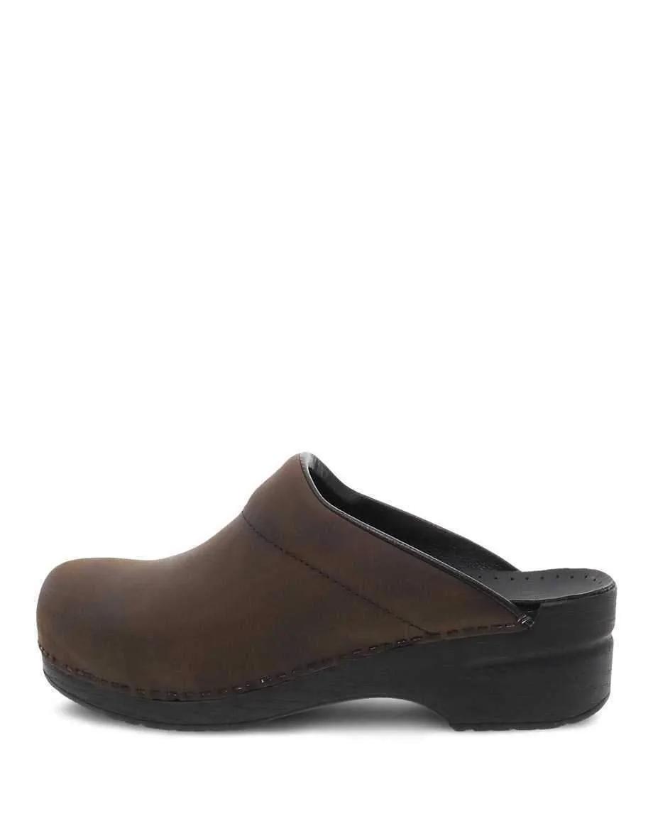 Dansko Men's Karl Antique Brown Black Sole Clog sold by Orleans Shoe Co. product image thumbnail 2