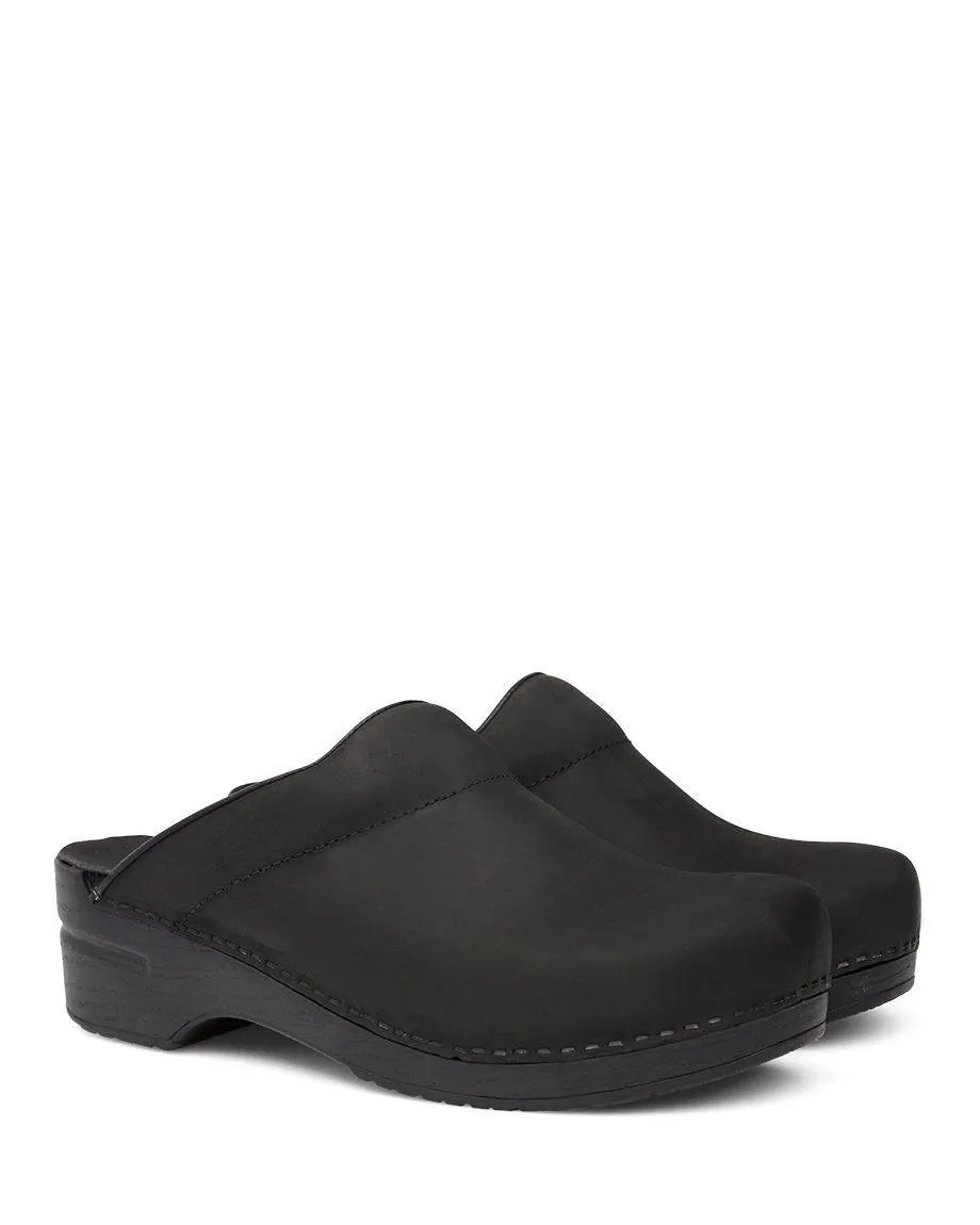 Dansko Men's Karl Black Oiled Clog sold by Orleans Shoe Co.