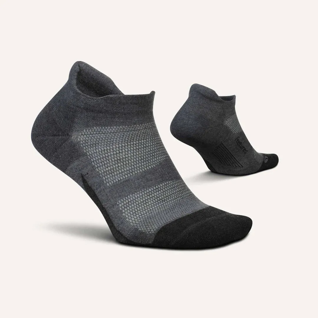 Feetures Elite Max Cushion No Show Tab Gray sold by Orleans Shoe Co. product image thumbnail 2