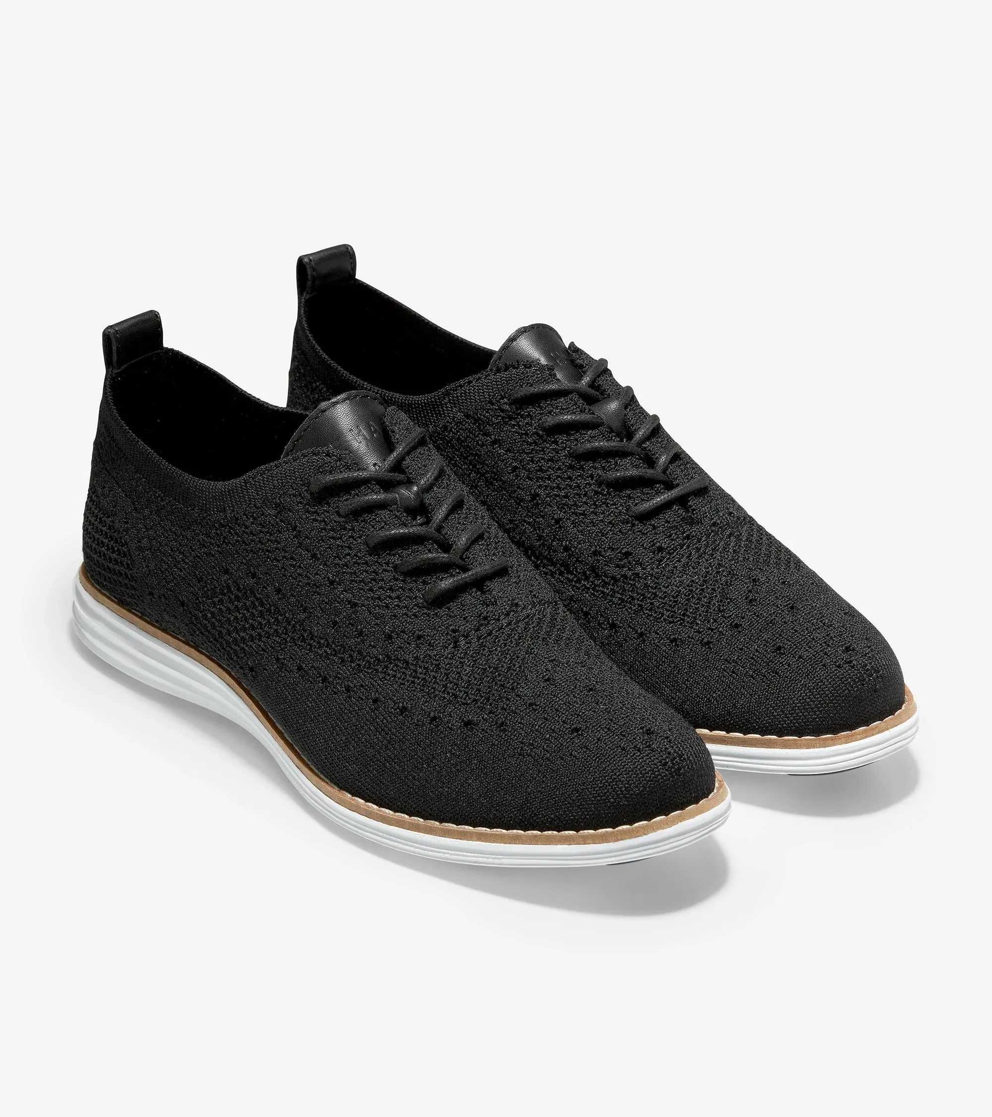 Cole Haan Women's Original Grand Stitchlite Wingstop Oxford Black Knit W14807 sold by Orleans Shoe Co.