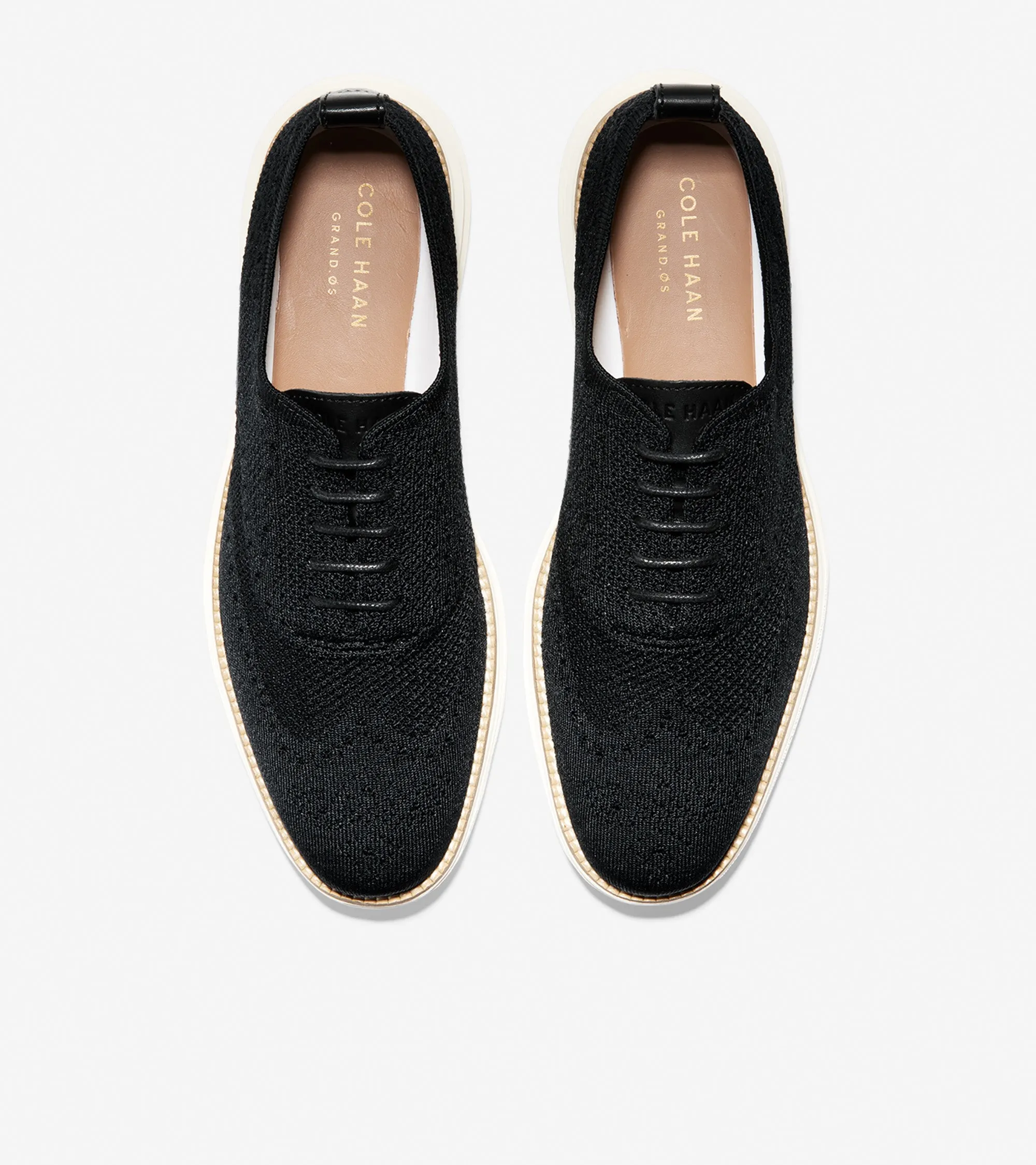 Cole Haan Men’s Original Grand Wingtip Oxford Black Stitchlite Ivory C27959 sold by Orleans Shoe Co. product image thumbnail 3
