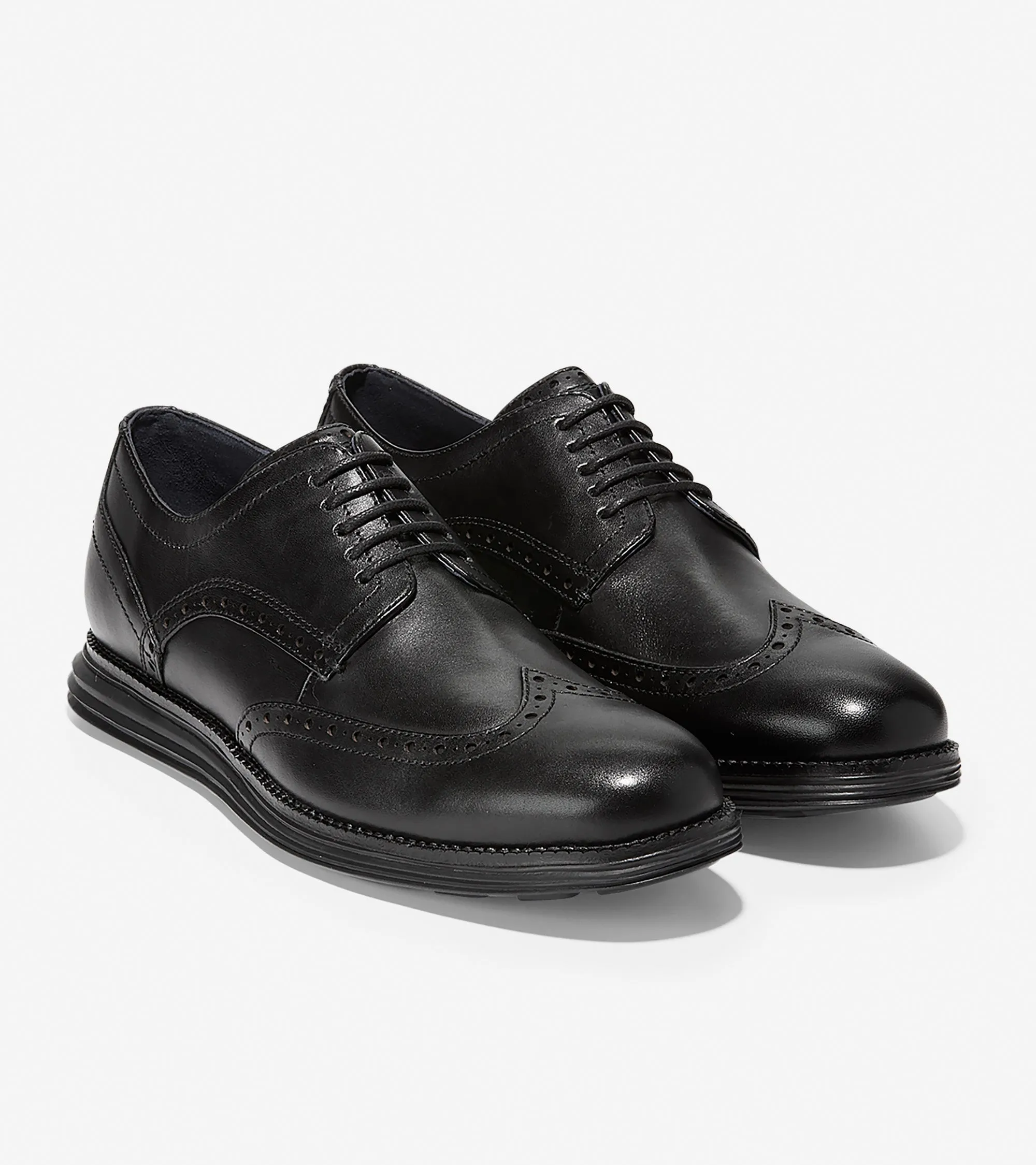 Cole Haan Men's Original Grand Wingtip Oxford Black Black C27984 sold by Orleans Shoe Co.