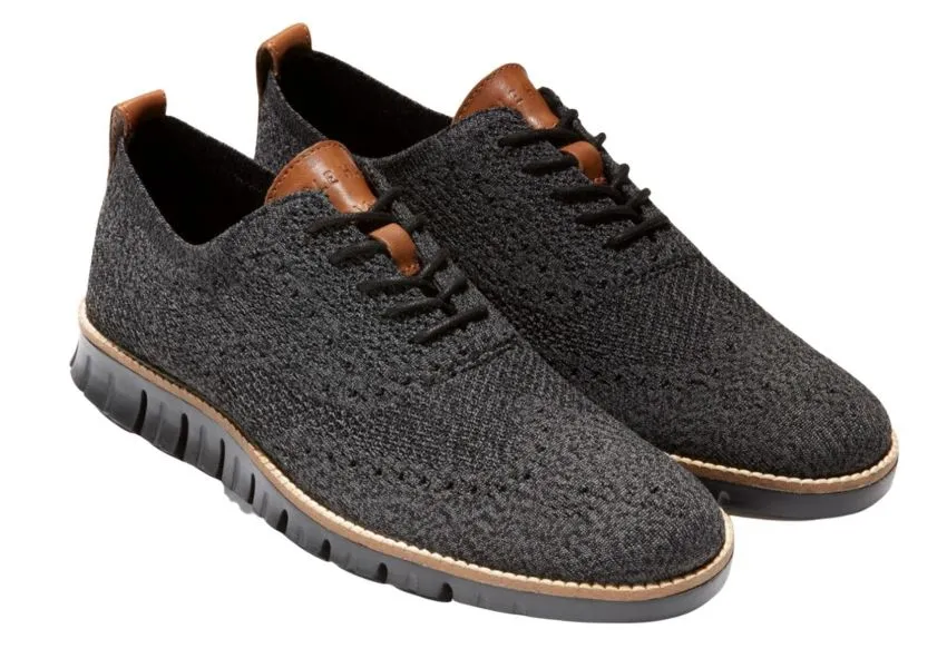 Cole Haan Men's Zerogrand Wingtip Oxford Black Stitchlite Magnet C27694 sold by Orleans Shoe Co.