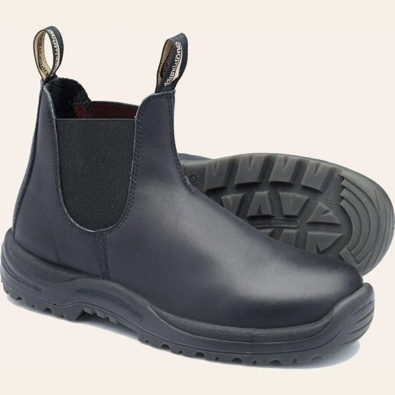 Blundstone Unisex 179 Black Steel Toe Boot sold by Orleans Shoe Co.