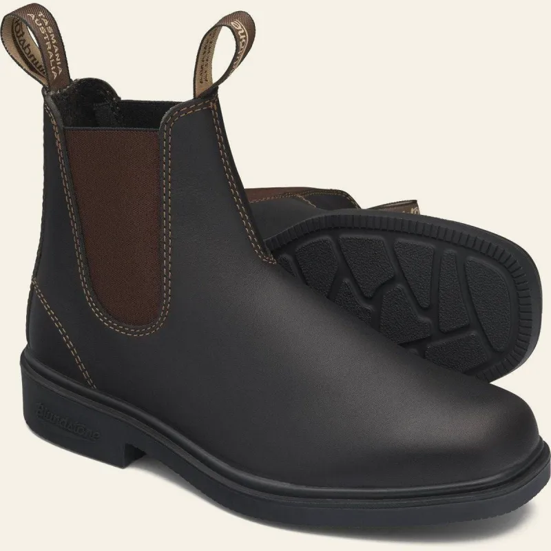 Blundstone Unisex 062 Chisel Toe Stout Brown Boot sold by Orleans Shoe Co.