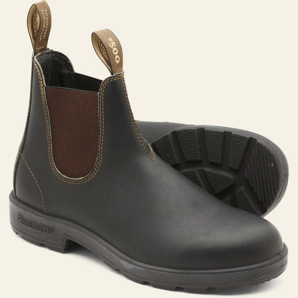 Blundstone 500 Stout Brown Boot sold by Orleans Shoe Co.