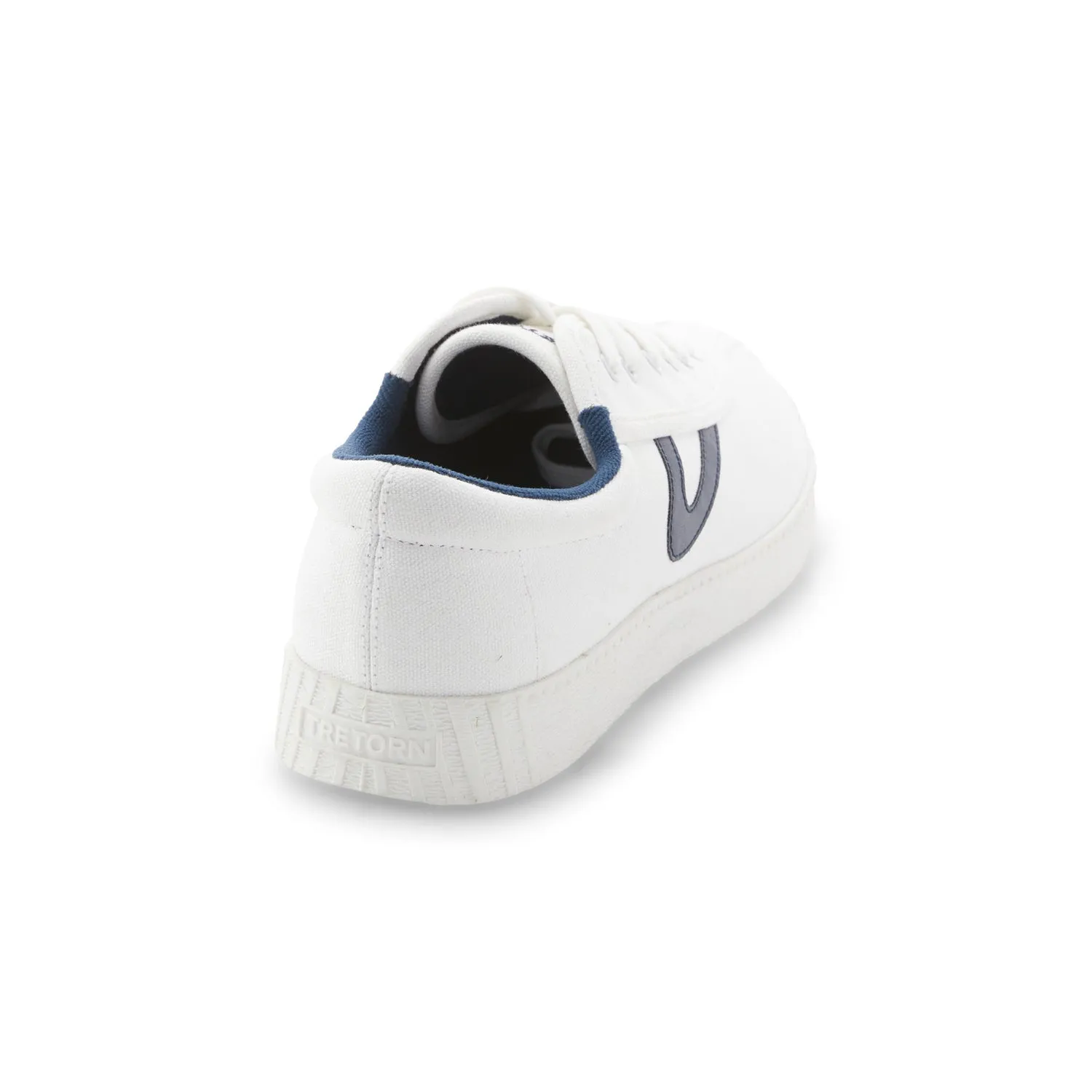 Tretorn Women's Nylite Plus Canvas White Navy sold by Orleans Shoe Co. product image thumbnail 3