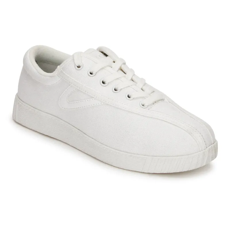 Tretorn Women's Nylite Plus Canvas White White sold by Orleans Shoe Co.