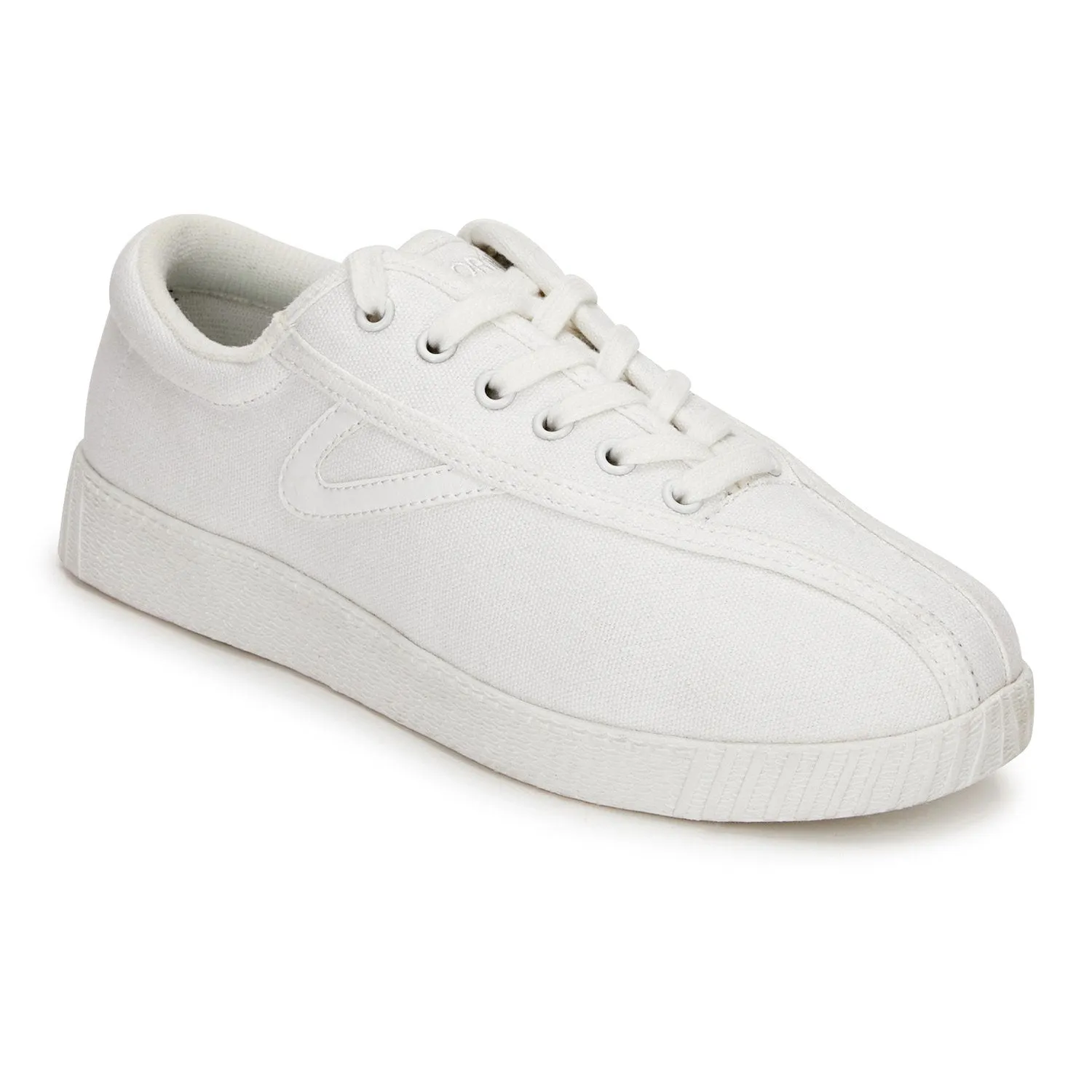 Tretorn Women's Nylite Plus Canvas White White sold by Orleans Shoe Co.