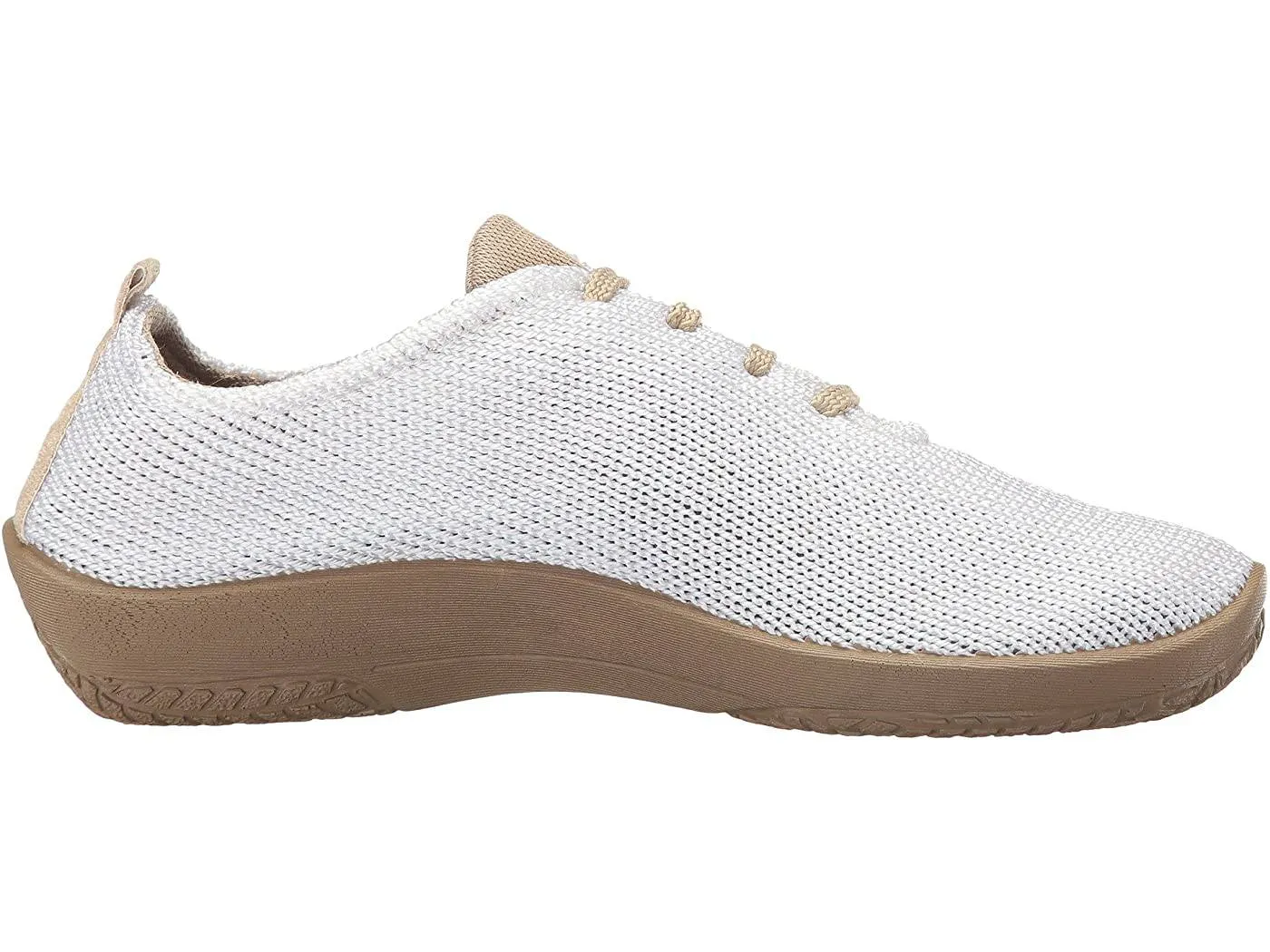 Arcopedico Women's LS White Vegan Knit Lace-Up sold by Orleans Shoe Co. product image thumbnail 3