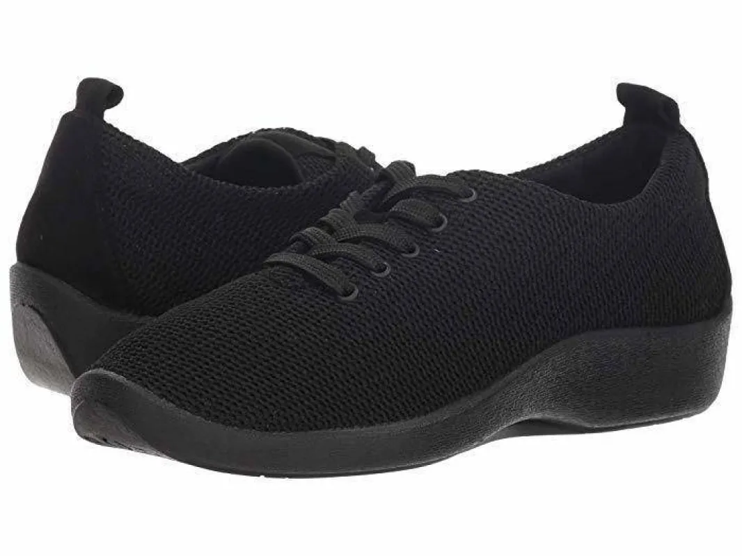 Arcopedico Women's Net 3 Black Knit Lace-Up sold by Orleans Shoe Co.