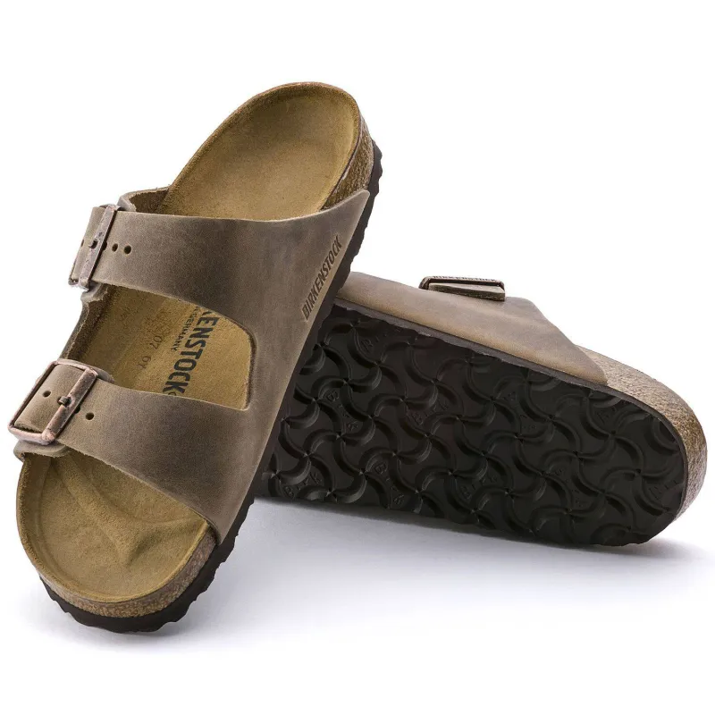 Birkenstock Arizona Tobacco Leather Soft Footbed 0552811 sold by Orleans Shoe Co.
