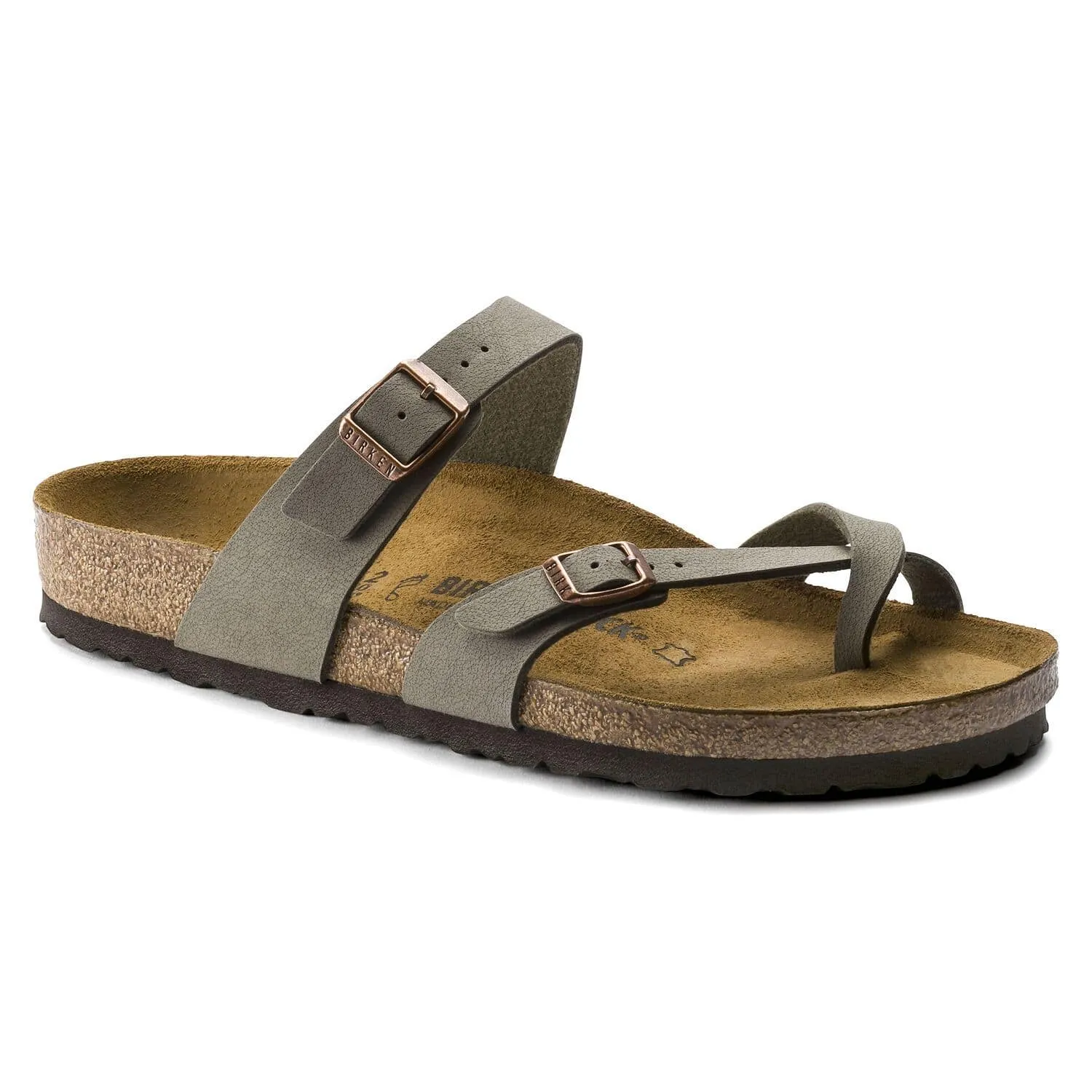 Birkenstock Women's Mayari Stone Birkibuc Sandal 0071071 sold by Orleans Shoe Co. product image thumbnail 4