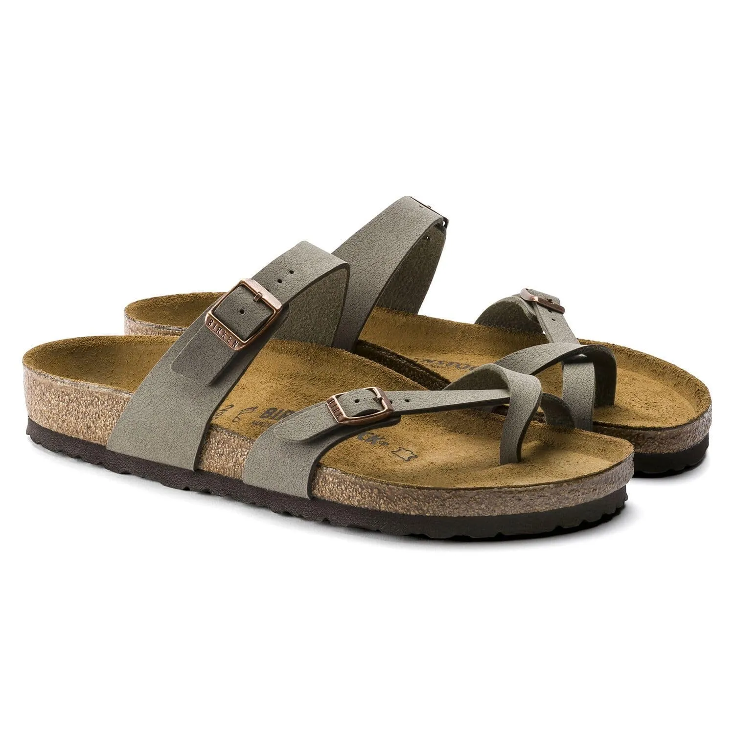 Birkenstock Women's Mayari Stone Birkibuc Sandal 0071071 sold by Orleans Shoe Co. product image thumbnail 3