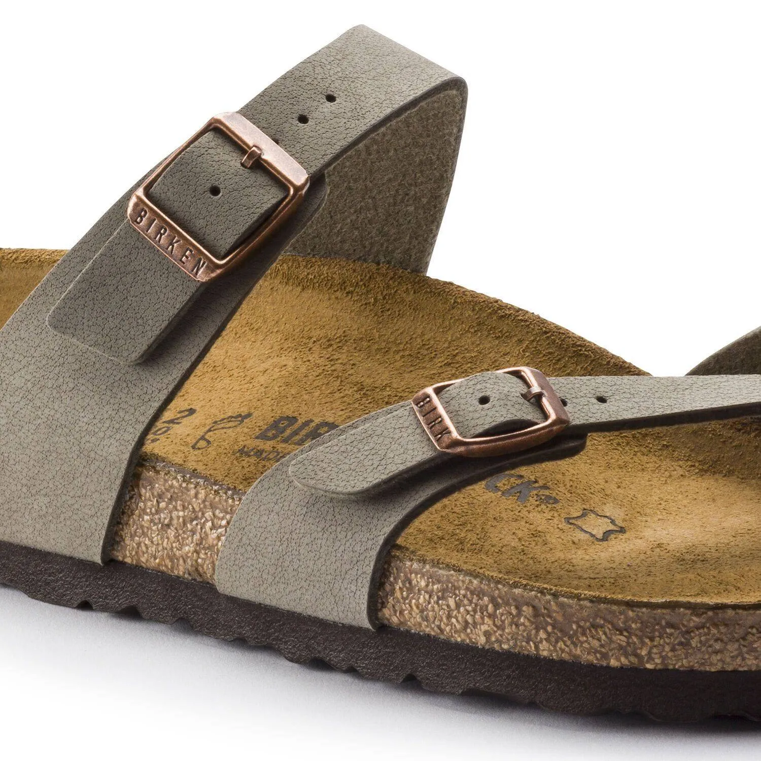 Birkenstock Women's Mayari Stone Birkibuc Sandal 0071071 sold by Orleans Shoe Co. product image thumbnail 5
