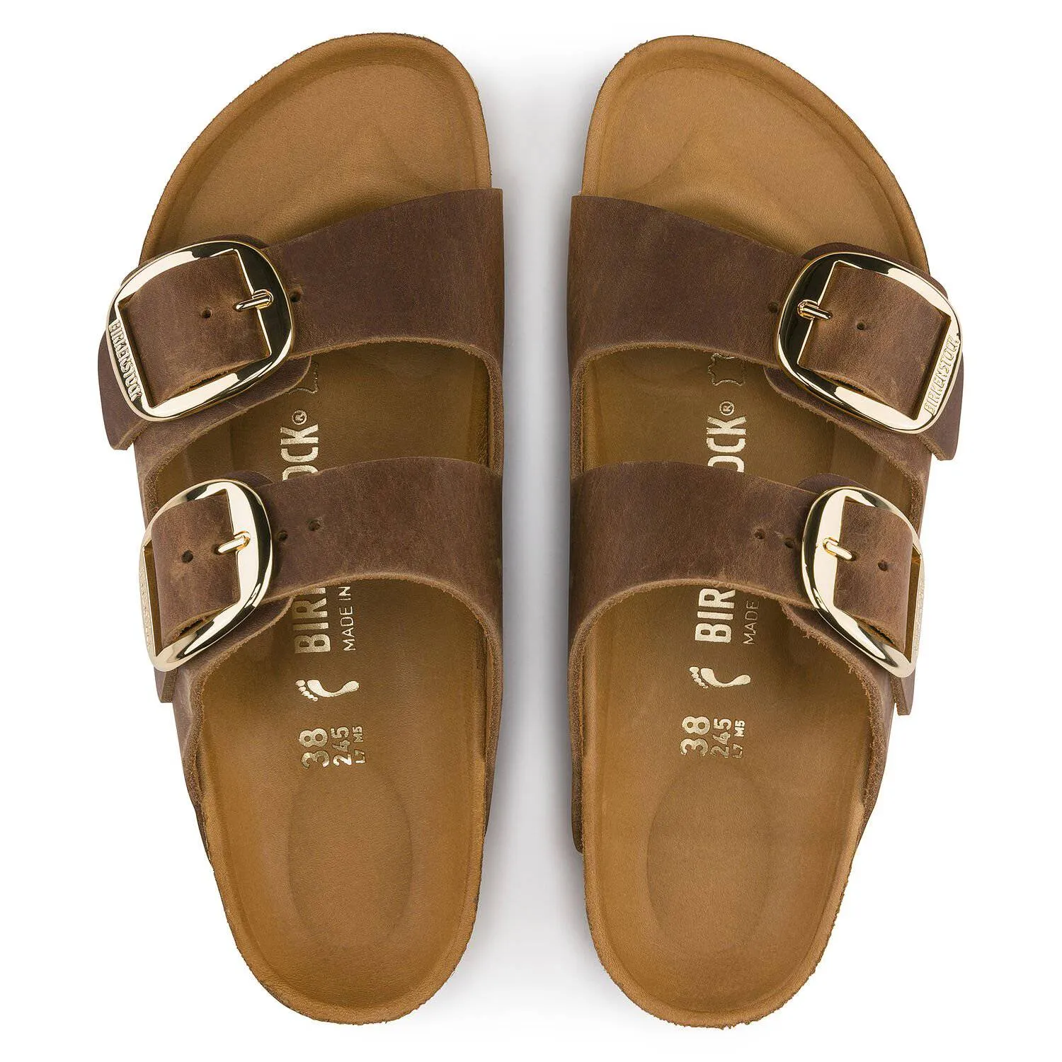Birkenstock Women's Arizona Big Buckle Cognac Sandal 1011072/1011073 sold by Orleans Shoe Co. product image thumbnail 2