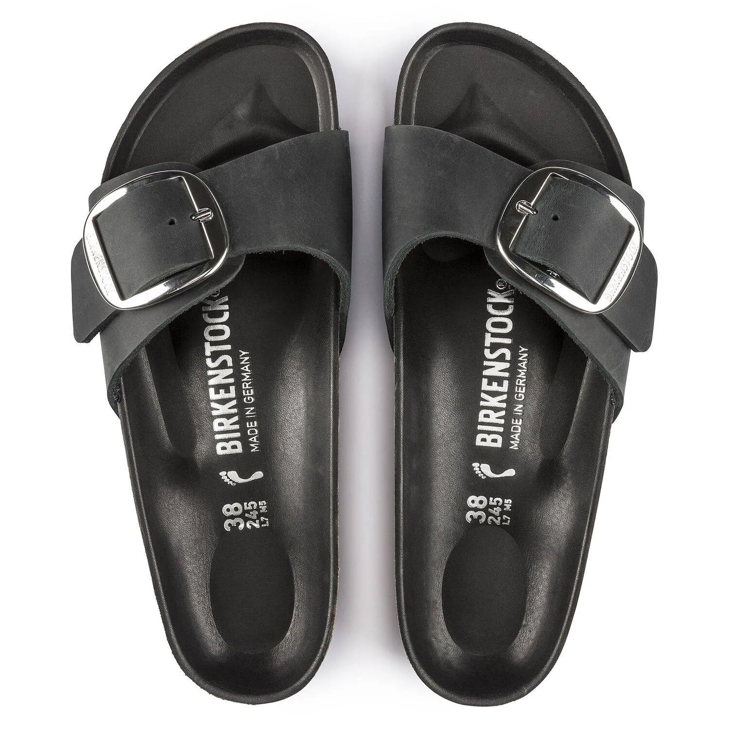 Birkenstock Women's Madrid Big Buckle Black 1006523 sold by Orleans Shoe Co. product image thumbnail 2