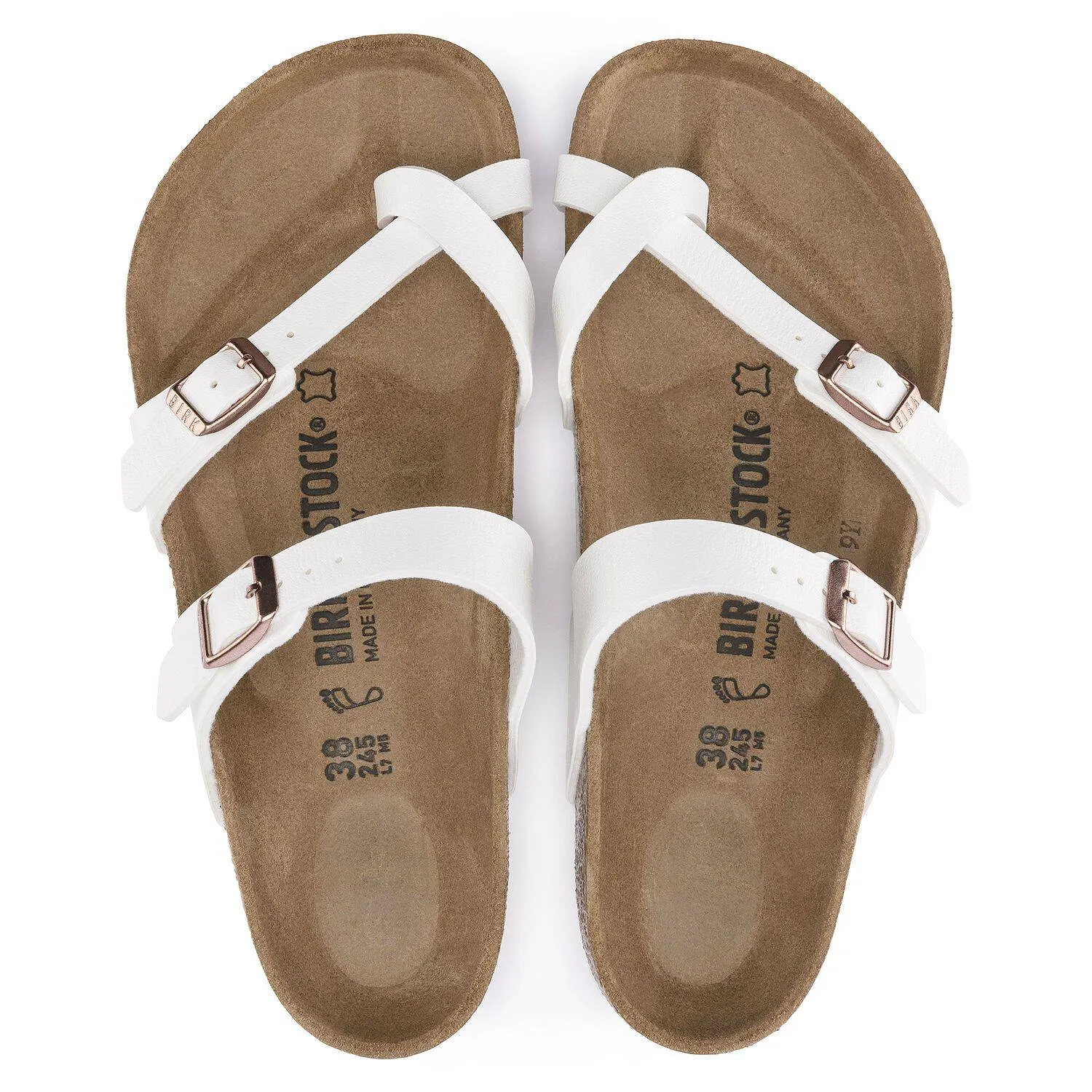 Birkenstock Women's Mayari White Birko 1014190 sold by Orleans Shoe Co. product image thumbnail 3