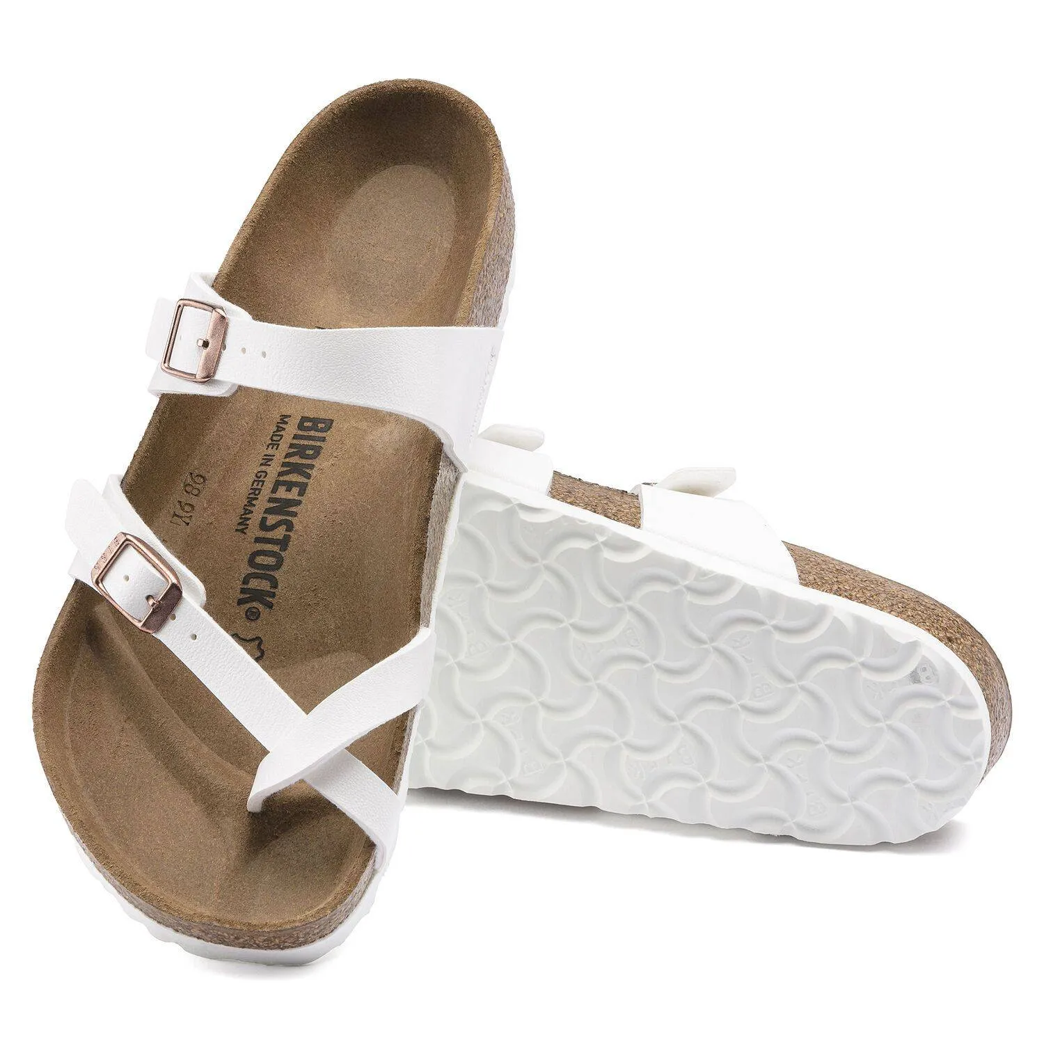 Birkenstock Women's Mayari White Birko 1014190 sold by Orleans Shoe Co.