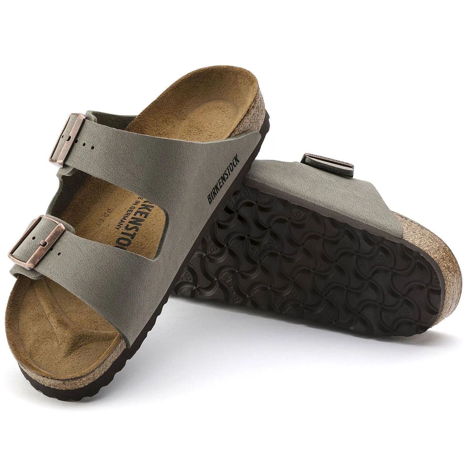 Birkenstock Arizona Stone Birkibuc 0151211 sold by Orleans Shoe Co.