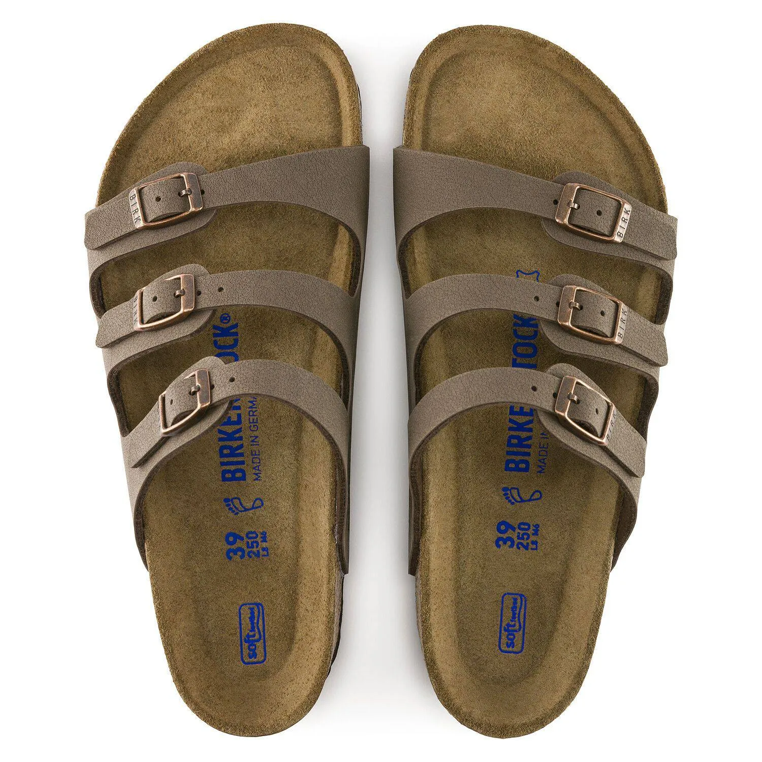 Birkenstock Women's Florida Mocha Birkibuc Soft Footbed sold by Orleans Shoe Co. product image thumbnail 3