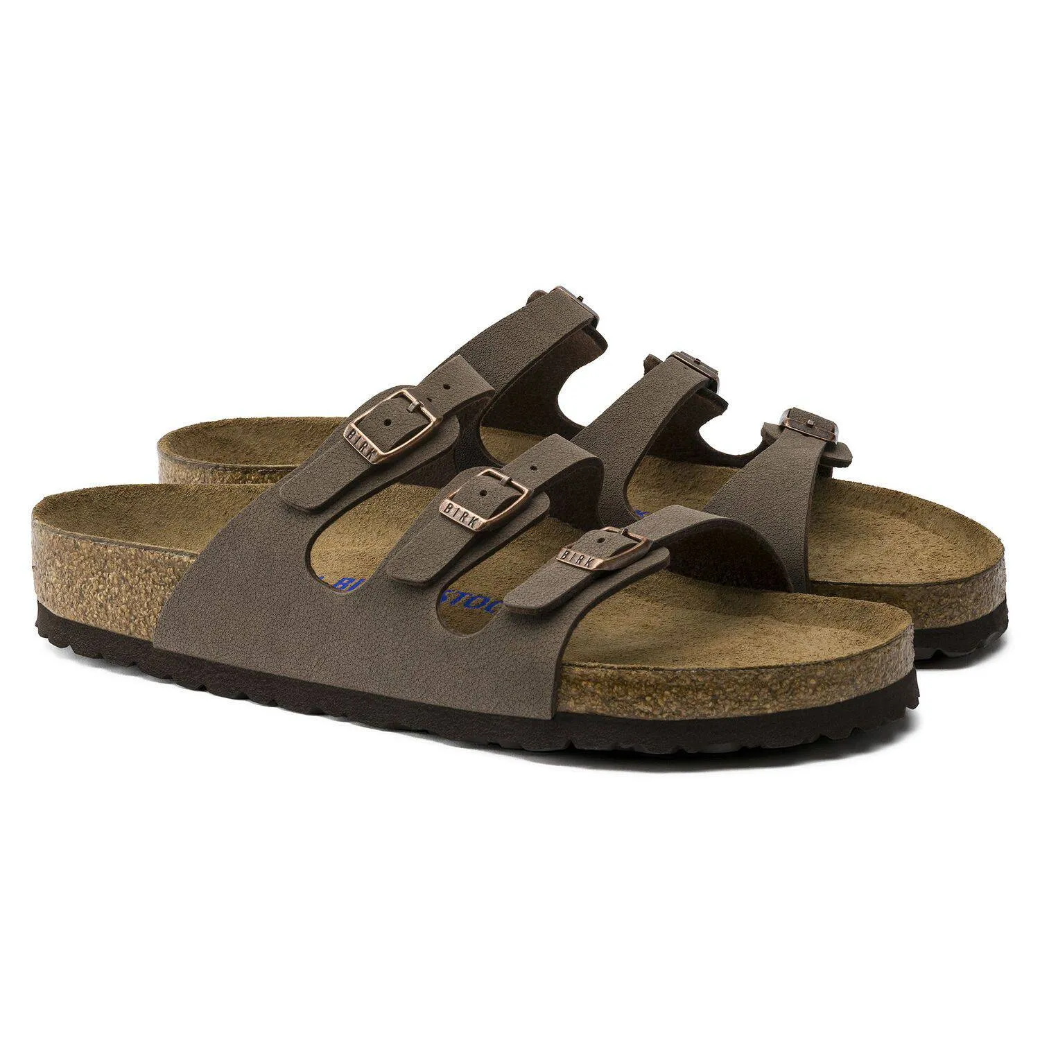 Birkenstock Women's Florida Mocha Birkibuc Soft Footbed sold by Orleans Shoe Co. product image thumbnail 2