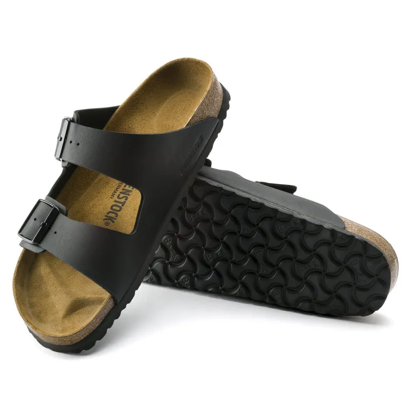 Birkenstock Arizona Birko-Flor Black Hard Footbed 0051791 sold by Orleans Shoe Co.