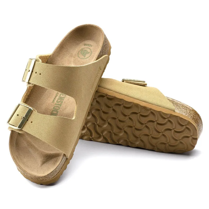 Birkenstock Women's Arizona Latte Cream Vegan sold by Orleans Shoe Co.