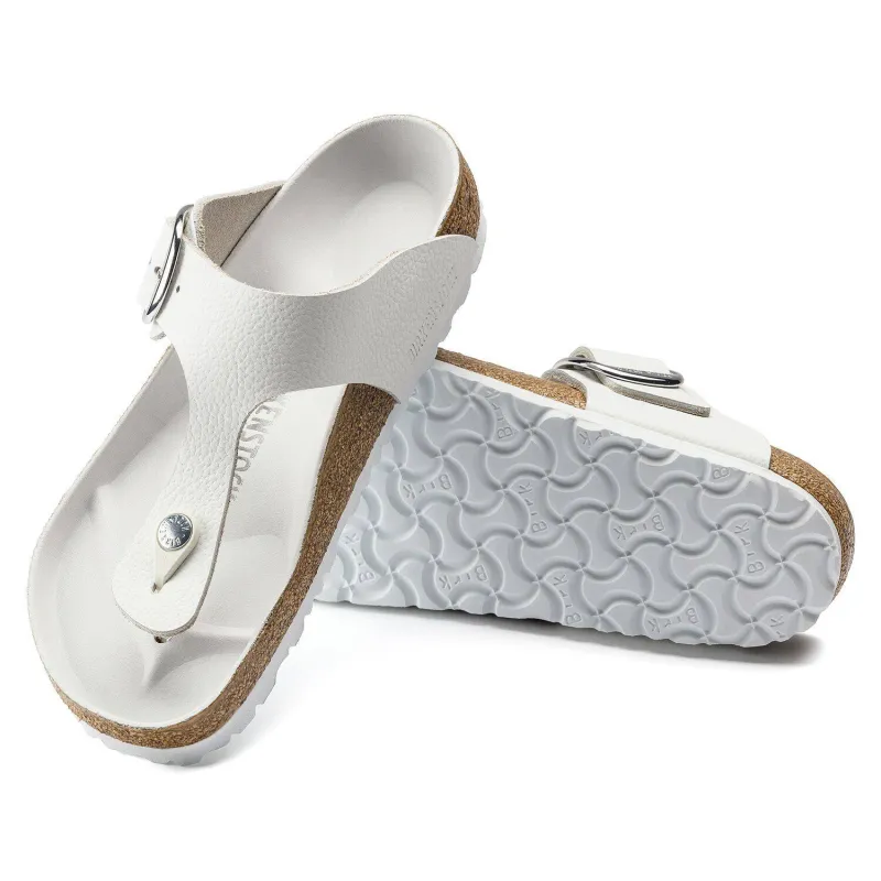Birkenstock Women's Gizeh Big Buckle White 1018885 sold by Orleans Shoe Co.