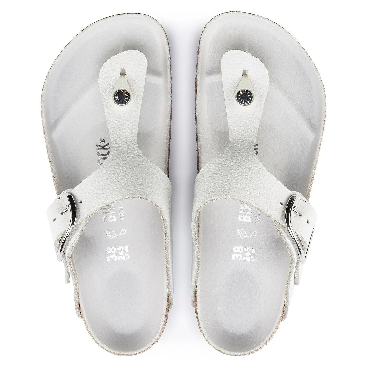 Birkenstock Women's Gizeh Big Buckle White 1018885 sold by Orleans Shoe Co. product image thumbnail 4