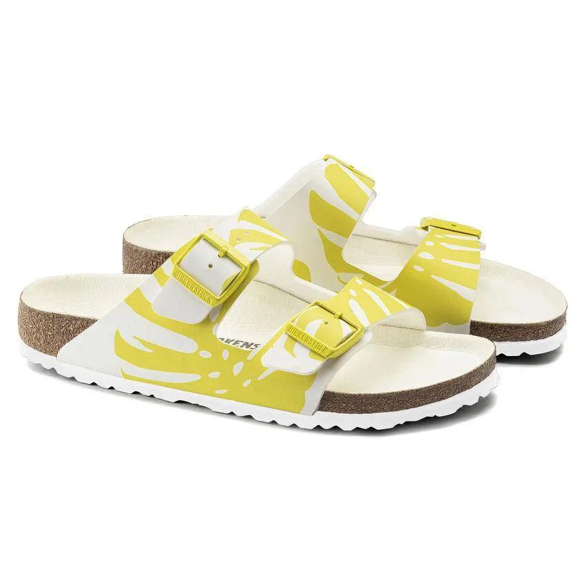 Birkenstock Women's Arizona Monstera White Lime Sour sold by Orleans Shoe Co. product image thumbnail 4