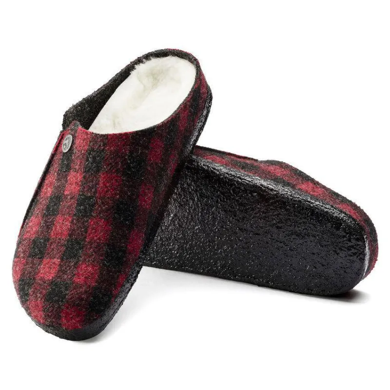 Birkenstock Women's Zermatt Red Plaid sold by Orleans Shoe Co.