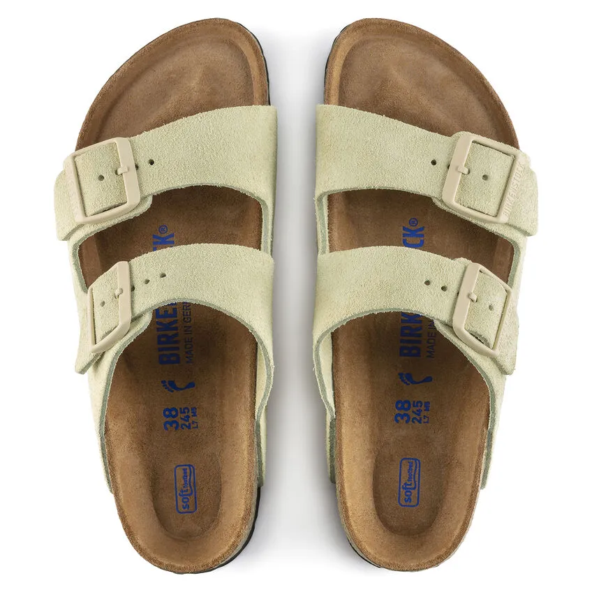 Birkenstock Women's Arizona Almond Suede Soft Footbed sold by Orleans Shoe Co. product image thumbnail 5